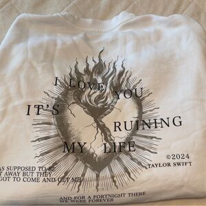 Taylor swift - tortured poets department sweatshirt size L